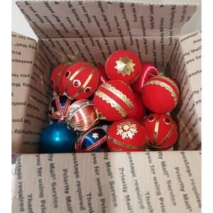 Lot of 13 Vintage Christmas Ornaments